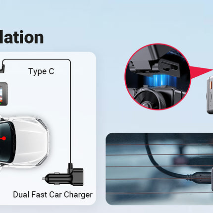 Vantrue E2 Pro Cloud 4K Wifi GPS dashcam