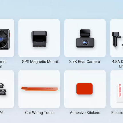 Vantrue E2 Pro Cloud 4K Wifi GPS dashcam