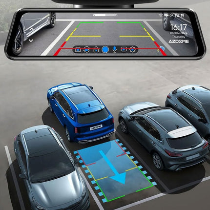 AZDome PG17 Pro 4K 2CH Wifi GPS 64gb dashcam