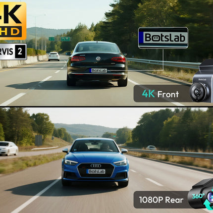 Botslab G300H Plus 4K Wifi GPS 2CH 64gb dashcam