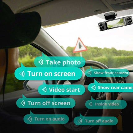 Botslab G980H 4CH 4K Wifi GPS 128gb 360 graden dashcam