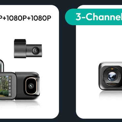 Botslab G980H 4CH 4K Wifi GPS 128gb 360 graden dashcam