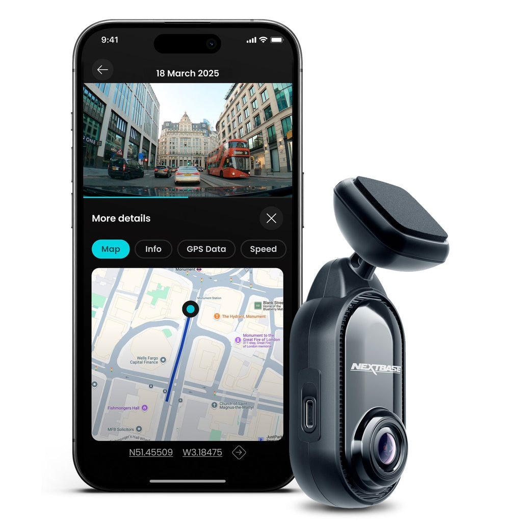 Nextbase Piqo 2K Cloud Wifi GPS dashcam