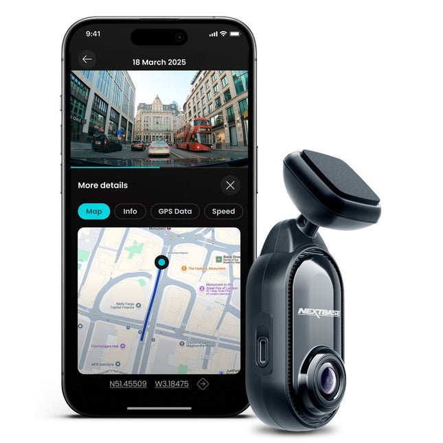 Nextbase Piqo 2K Cloud Wifi GPS dashcam