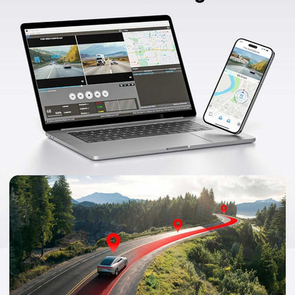 Redtiger F7N 4K Wifi GPS 2CH 64gb dashcam