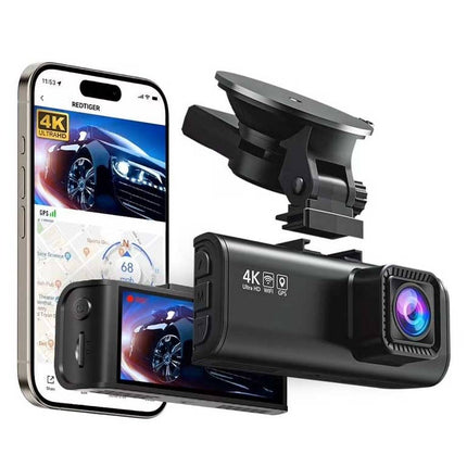 Redtiger F7NP 4K Wifi GPS 2CH 128gb dashcam