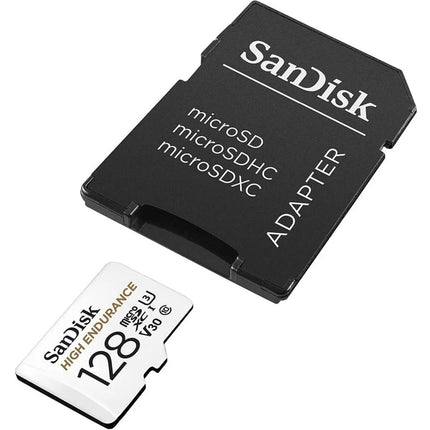 Sandisk 128gb High Endurance U3 V30 microSD kaart