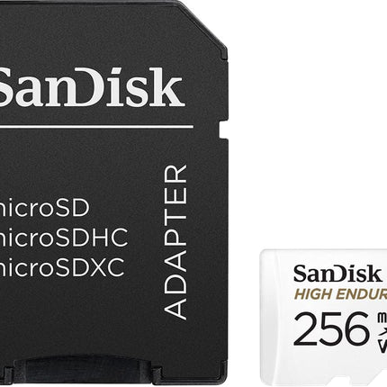 Sandisk 256gb High Endurance U3 V30 microSD kaart