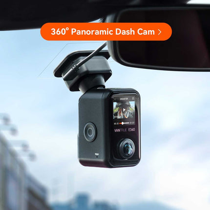 Vantrue E360 Ace Cloud 5K 3CH Wifi GPS 360 graden dashcam