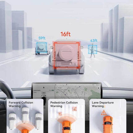 Wolfbox G840H 2K Wifi GPS 32gb Mirror dashcam