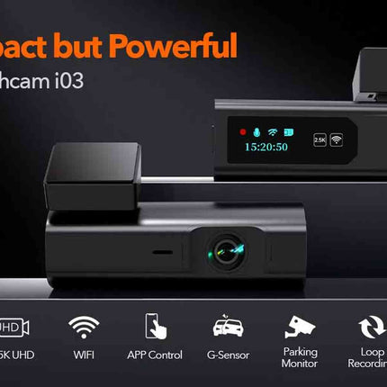 Wolfbox i03 2K Wifi dashcam