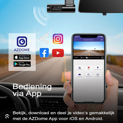 AZDome M330 Full HD Wifi dashcam