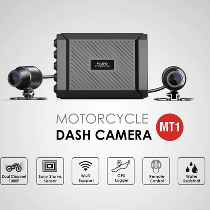 Viofo MT1 2CH Dual Wifi GPS 32gb motor dashcam